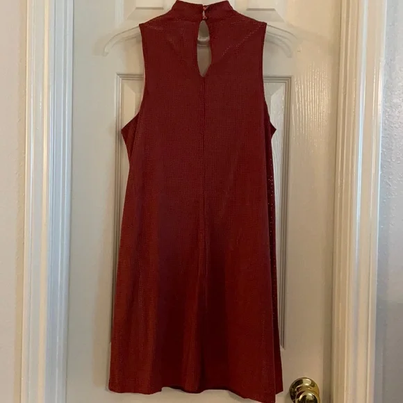 Rwish4u Rustic Red Sleeveless Dress - Picture 9 of 13